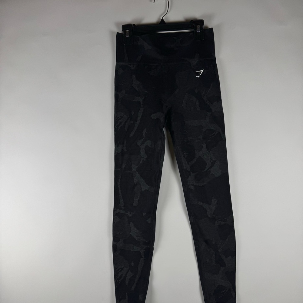 Gymshark Black Camouflage Leggings